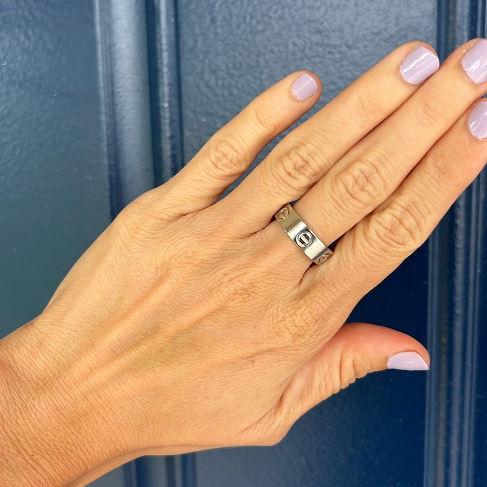 L0ve Ring - silver - Size 9